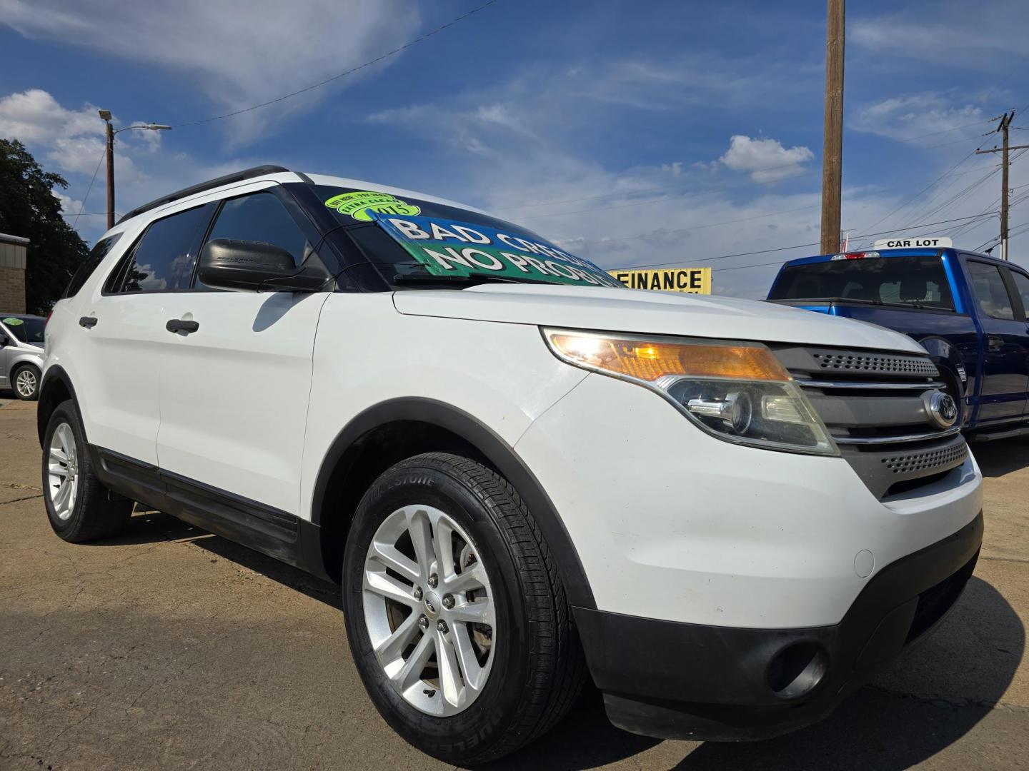 2015 WHITE Ford Explorer (1FM5K7B8XFG) with an 3.5L V6 DOHC 24V engine, 6-Speed Automatic transmission, located at 2660 S.Garland Avenue, Garland, TX, 75041, (469) 298-3118, 32.885551, -96.655602 - Welcome to DallasAutos4Less, one of the Premier BUY HERE PAY HERE Dealers in the North Dallas Area. We specialize in financing to people with NO CREDIT or BAD CREDIT. We need proof of income, proof of residence, and a ID. Come buy your new car from us today!! This is a Super Clean 2016 FORD EXPLO - Photo#1