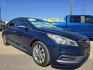 2015 BLUE Hyundai Sonata Sport (5NPE34AFXFH) with an 2.4L L4 DOHC 16V engine, 6-Speed Automatic transmission, located at 2660 S.Garland Avenue, Garland, TX, 75041, (469) 298-3118, 32.885551, -96.655602 - Photo#1