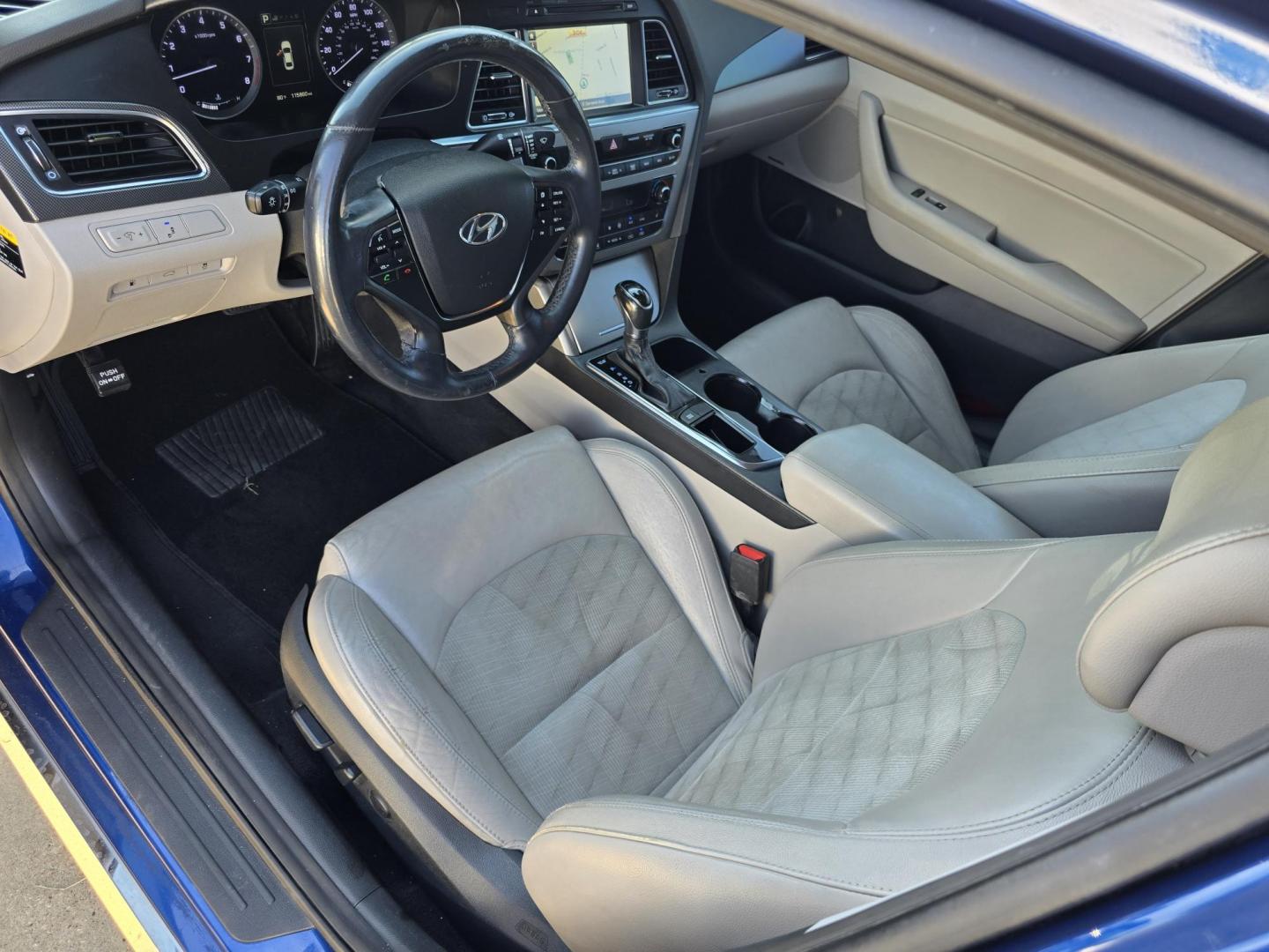 2015 BLUE Hyundai Sonata Sport (5NPE34AFXFH) with an 2.4L L4 DOHC 16V engine, 6-Speed Automatic transmission, located at 2660 S.Garland Avenue, Garland, TX, 75041, (469) 298-3118, 32.885551, -96.655602 - Photo#10
