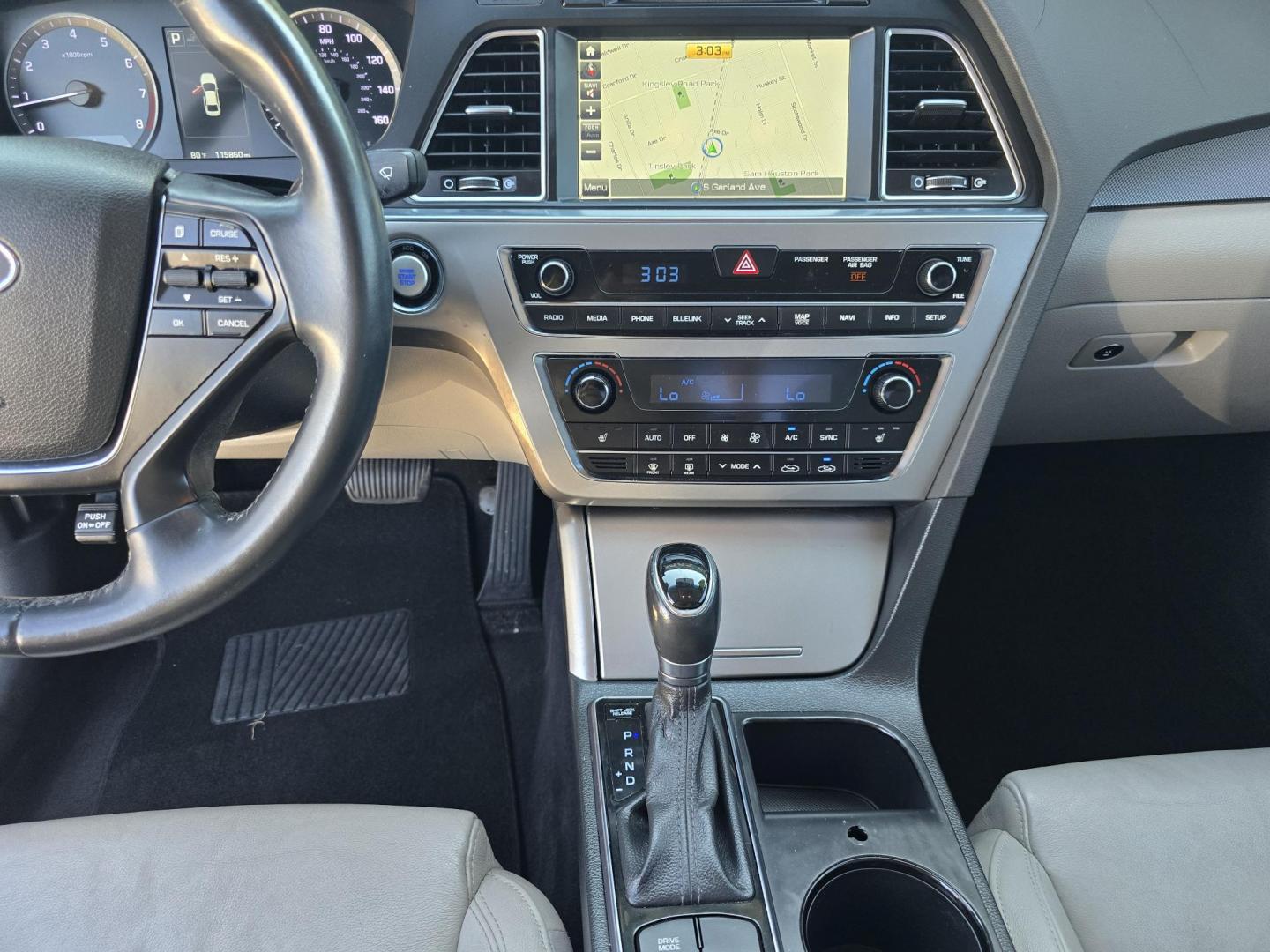 2015 BLUE Hyundai Sonata Sport (5NPE34AFXFH) with an 2.4L L4 DOHC 16V engine, 6-Speed Automatic transmission, located at 2660 S.Garland Avenue, Garland, TX, 75041, (469) 298-3118, 32.885551, -96.655602 - Photo#14