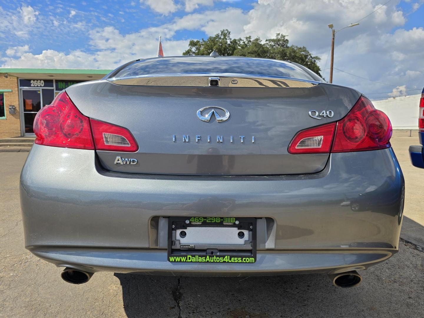 2015 Infiniti Q40 (JN1CV6AR0FM) with an 3.7L V6 DOHC 24V engine, 7-Speed Automatic transmission, located at 2660 S.Garland Avenue, Garland, TX, 75041, (469) 298-3118, 32.885551, -96.655602 - Welcome to DallasAutos4Less, one of the Premier BUY HERE PAY HERE Dealers in the North Dallas Area. We specialize in financing to people with NO CREDIT or BAD CREDIT. We need proof of income, proof of residence, and a ID. Come buy your new car from us today!! This is a 2015 INFINITI Q40 AWD SEDAN - Photo#5