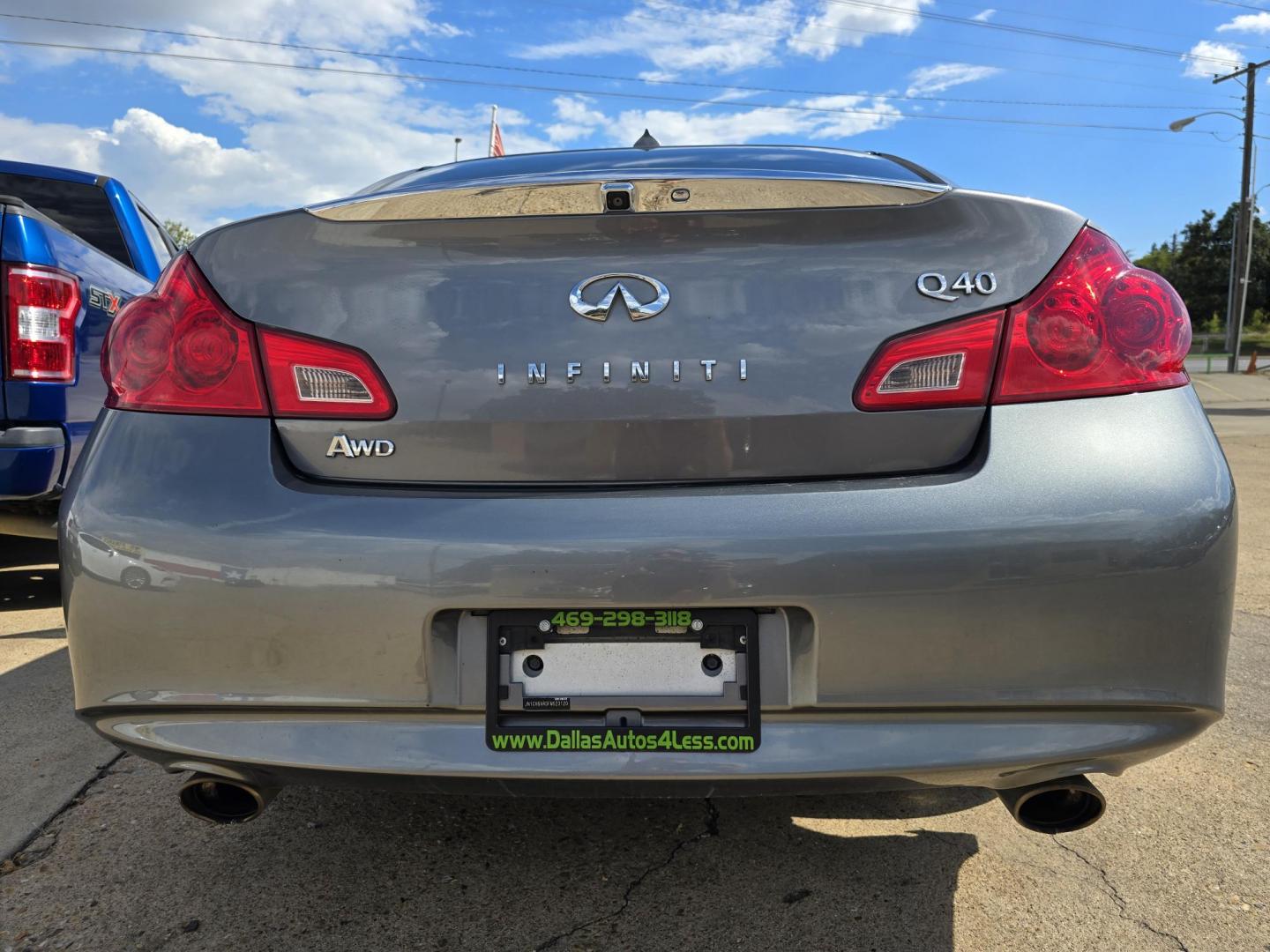 2015 Infiniti Q40 (JN1CV6AR0FM) with an 3.7L V6 DOHC 24V engine, 7-Speed Automatic transmission, located at 2660 S.Garland Avenue, Garland, TX, 75041, (469) 298-3118, 32.885551, -96.655602 - Welcome to DallasAutos4Less, one of the Premier BUY HERE PAY HERE Dealers in the North Dallas Area. We specialize in financing to people with NO CREDIT or BAD CREDIT. We need proof of income, proof of residence, and a ID. Come buy your new car from us today!! This is a 2015 INFINITI Q40 AWD SEDAN - Photo#4