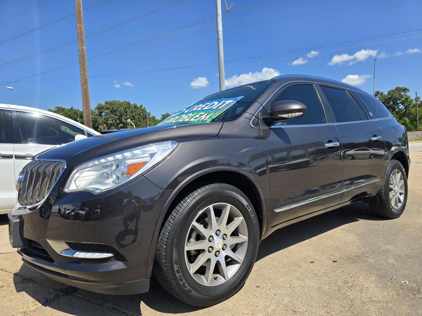 2016 BLACK Buick Enclave Leather (5GAKRBKD2GJ) with an 3.6L V6 DOHC 24V engine, 6-Speed Automatic Overdrive transmission, located at 2660 S.Garland Avenue, Garland, TX, 75041, (469) 298-3118, 32.885551, -96.655602 - Photo#7