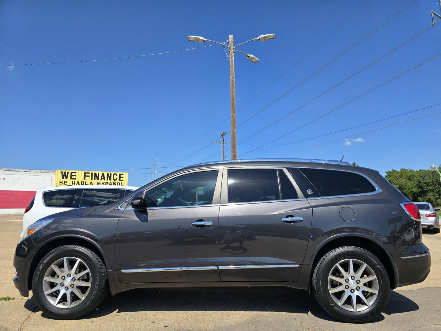 2016 BLACK Buick Enclave Leather (5GAKRBKD2GJ) with an 3.6L V6 DOHC 24V engine, 6-Speed Automatic Overdrive transmission, located at 2660 S.Garland Avenue, Garland, TX, 75041, (469) 298-3118, 32.885551, -96.655602 - Photo#6