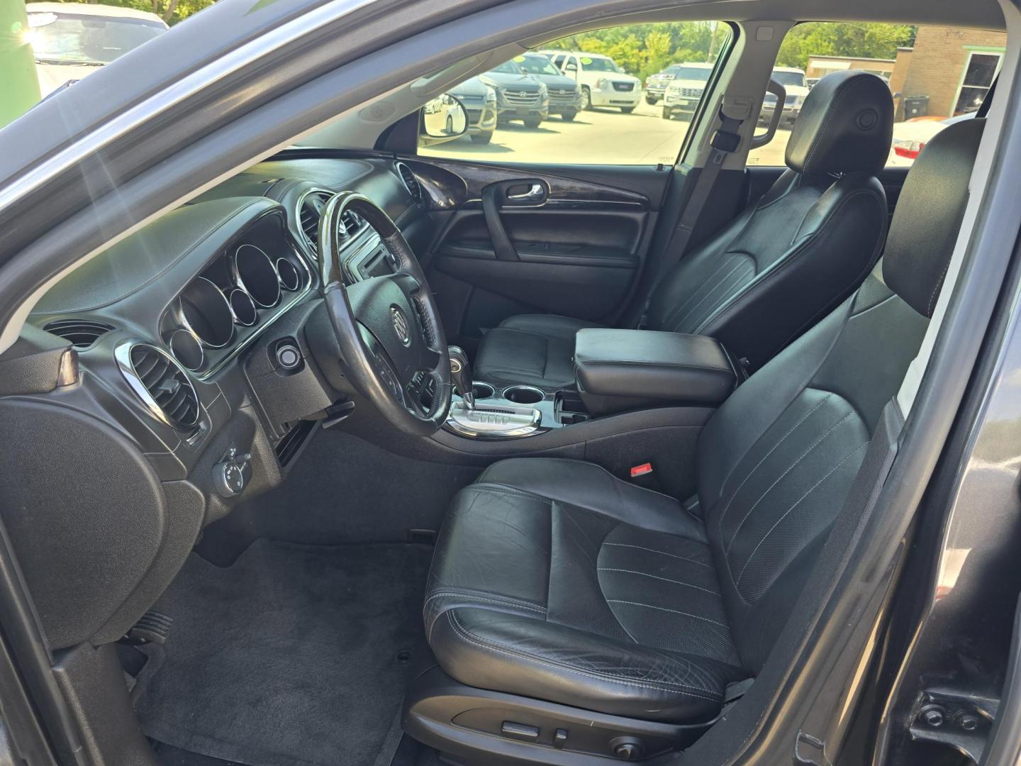 2016 BLACK Buick Enclave Leather (5GAKRBKD2GJ) with an 3.6L V6 DOHC 24V engine, 6-Speed Automatic Overdrive transmission, located at 2660 S.Garland Avenue, Garland, TX, 75041, (469) 298-3118, 32.885551, -96.655602 - Photo#11