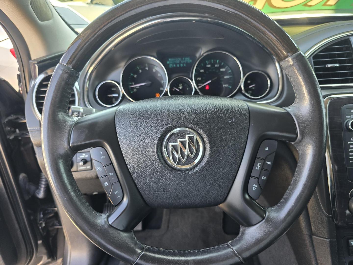 2016 BLACK Buick Enclave Leather (5GAKRBKD2GJ) with an 3.6L V6 DOHC 24V engine, 6-Speed Automatic Overdrive transmission, located at 2660 S.Garland Avenue, Garland, TX, 75041, (469) 298-3118, 32.885551, -96.655602 - Photo#12