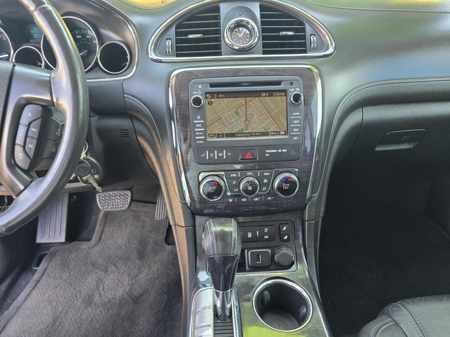 2016 BLACK Buick Enclave Leather (5GAKRBKD2GJ) with an 3.6L V6 DOHC 24V engine, 6-Speed Automatic Overdrive transmission, located at 2660 S.Garland Avenue, Garland, TX, 75041, (469) 298-3118, 32.885551, -96.655602 - Photo#13