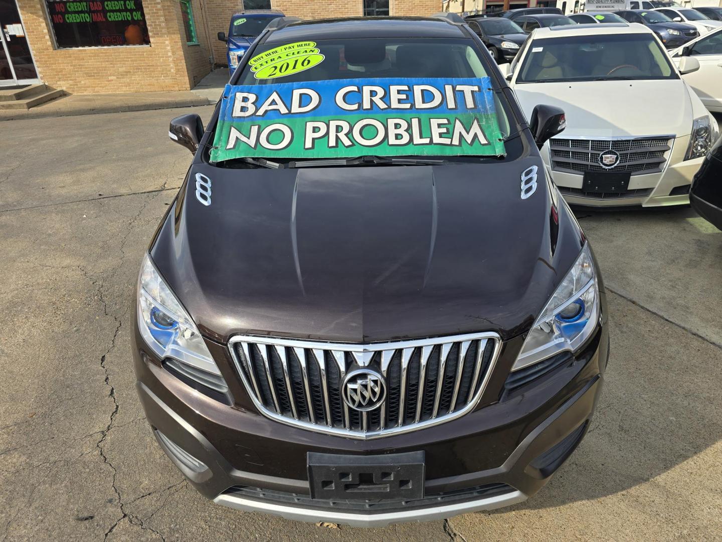 2016 PURPLE Buick Encore (KL4CJASB4GB) with an 1.4L L4 DOHC 16V TURBO engine, 6A transmission, located at 2660 S.Garland Avenue, Garland, TX, 75041, (469) 298-3118, 32.885551, -96.655602 - Photo#8