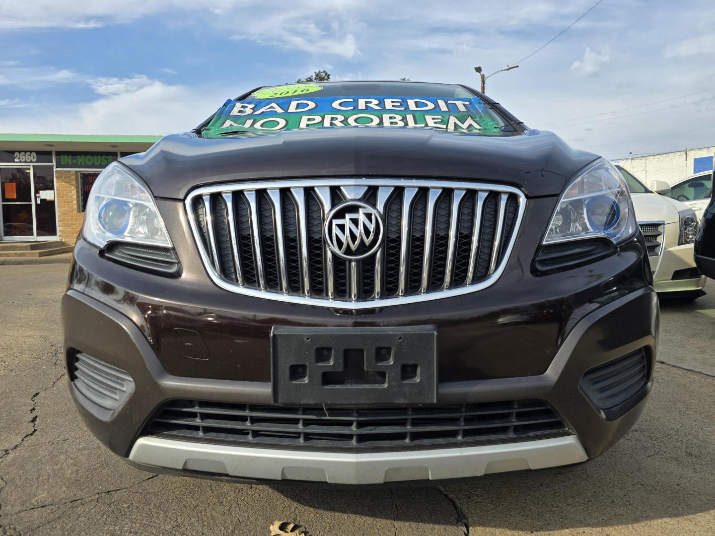 2016 PURPLE Buick Encore (KL4CJASB4GB) with an 1.4L L4 DOHC 16V TURBO engine, 6A transmission, located at 2660 S.Garland Avenue, Garland, TX, 75041, (469) 298-3118, 32.885551, -96.655602 - Photo#9