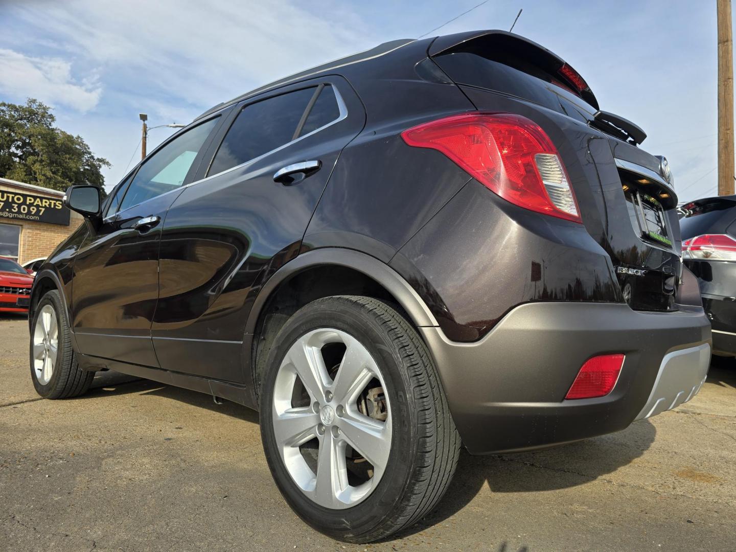 2016 PURPLE Buick Encore (KL4CJASB4GB) with an 1.4L L4 DOHC 16V TURBO engine, 6A transmission, located at 2660 S.Garland Avenue, Garland, TX, 75041, (469) 298-3118, 32.885551, -96.655602 - Photo#24