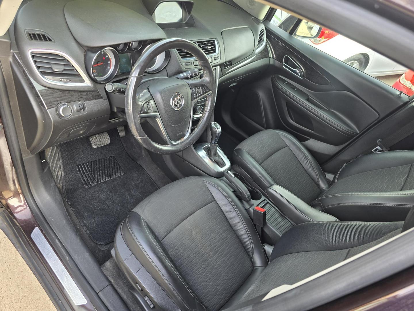 2016 PURPLE Buick Encore (KL4CJASB4GB) with an 1.4L L4 DOHC 16V TURBO engine, 6A transmission, located at 2660 S.Garland Avenue, Garland, TX, 75041, (469) 298-3118, 32.885551, -96.655602 - Photo#29