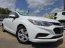 2016 WHITE Chevrolet Cruze LS (1G1BC5SM5G7) with an 1.4L L4 DOHC 16V TURBO engine, 6A transmission, located at 2660 S.Garland Avenue, Garland, TX, 75041, (469) 298-3118, 32.885551, -96.655602 - Photo#0