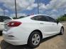 2016 WHITE Chevrolet Cruze LS (1G1BC5SM5G7) with an 1.4L L4 DOHC 16V TURBO engine, 6A transmission, located at 2660 S.Garland Avenue, Garland, TX, 75041, (469) 298-3118, 32.885551, -96.655602 - Photo#3