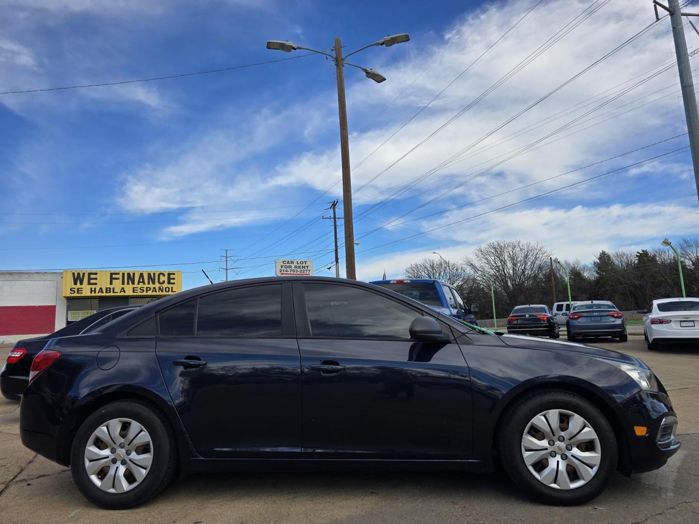 2016 BLACK Chevrolet Cruze Limited LS (1G1PC5SH2G7) with an 1.8L L4 DOHC 16V FFV engine, 6A transmission, located at 2660 S.Garland Avenue, Garland, TX, 75041, (469) 298-3118, 32.885551, -96.655602 - Photo#2