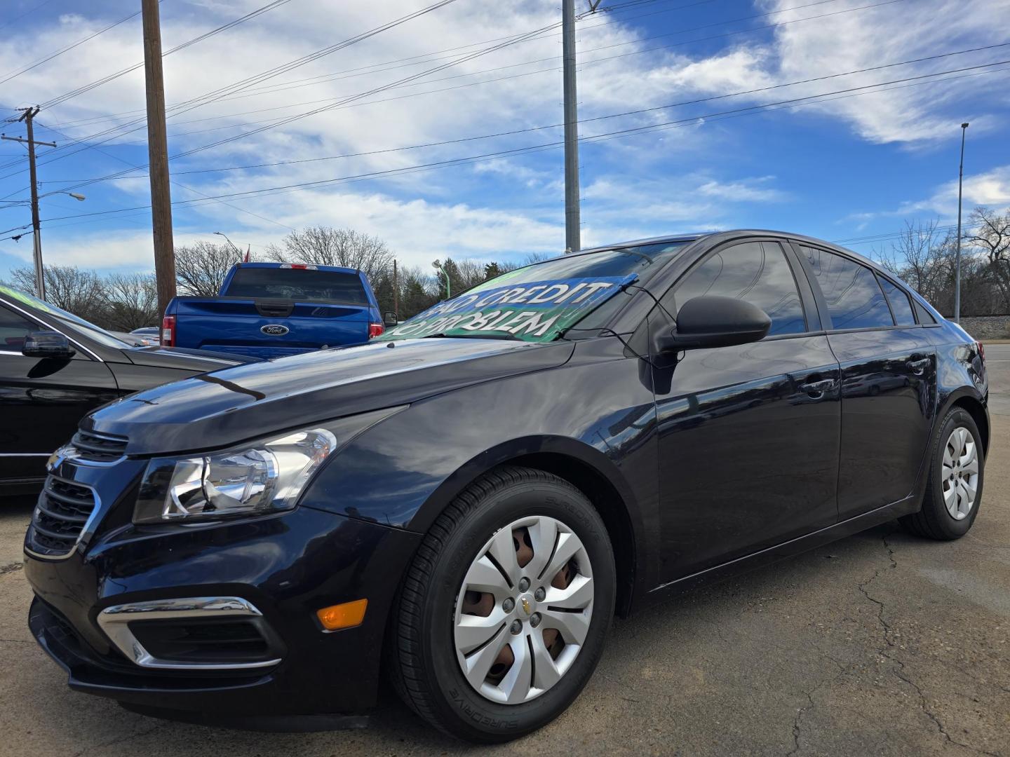 2016 BLACK Chevrolet Cruze Limited LS (1G1PC5SH2G7) with an 1.8L L4 DOHC 16V FFV engine, 6A transmission, located at 2660 S.Garland Avenue, Garland, TX, 75041, (469) 298-3118, 32.885551, -96.655602 - Photo#7