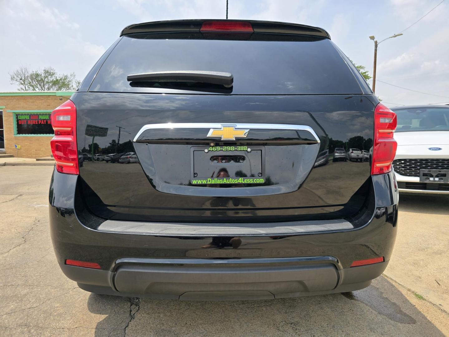 2016 BLACK Chevrolet Equinox LT (2GNALCEK6G6) with an 2.4L L4 DOHC 16V FFV engine, 6A transmission, located at 2660 S.Garland Avenue, Garland, TX, 75041, (469) 298-3118, 32.885551, -96.655602 - Photo#4