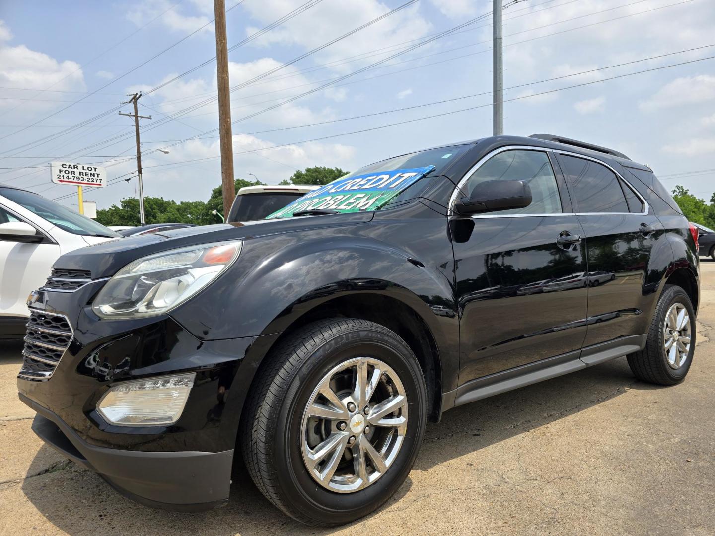 2016 BLACK Chevrolet Equinox LT (2GNALCEK6G6) with an 2.4L L4 DOHC 16V FFV engine, 6A transmission, located at 2660 S.Garland Avenue, Garland, TX, 75041, (469) 298-3118, 32.885551, -96.655602 - Photo#7