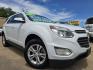 2016 WHITE Chevrolet Equinox LT (2GNALCEK6G6) with an 2.4L L4 DOHC 16V FFV engine, 6A transmission, located at 2660 S.Garland Avenue, Garland, TX, 75041, (469) 298-3118, 32.885551, -96.655602 - Photo#0