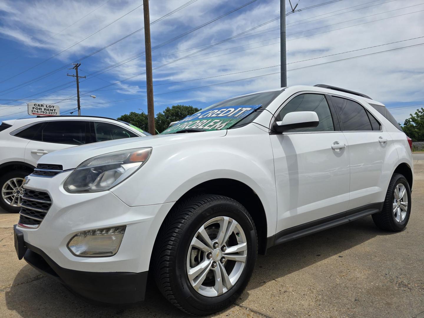 2016 WHITE Chevrolet Equinox LT (2GNALCEK6G6) with an 2.4L L4 DOHC 16V FFV engine, 6A transmission, located at 2660 S.Garland Avenue, Garland, TX, 75041, (469) 298-3118, 32.885551, -96.655602 - Photo#7