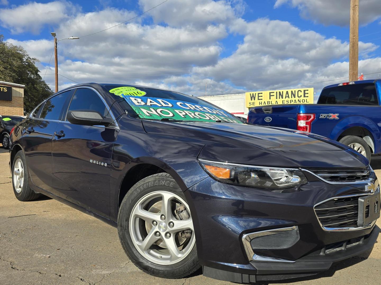 2016 Chevrolet Malibu LS (1G1ZB5ST7GF) with an 1.5L L4 DOHC 16V engine, 6A transmission, located at 2660 S.Garland Avenue, Garland, TX, 75041, (469) 298-3118, 32.885551, -96.655602 - Photo#0