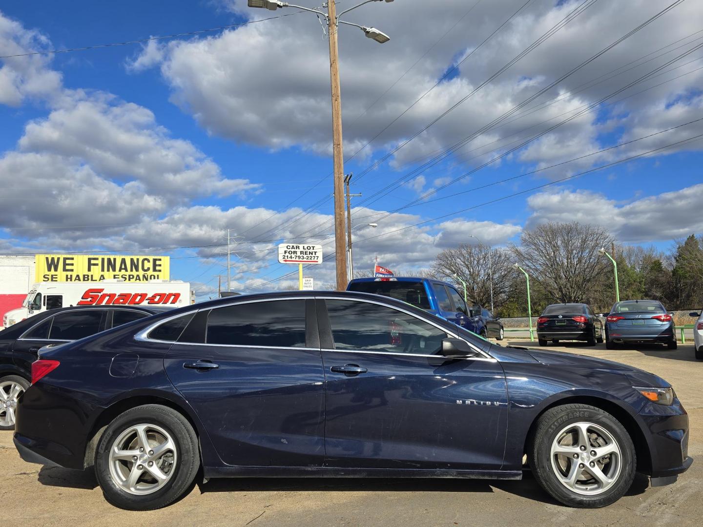 2016 Chevrolet Malibu LS (1G1ZB5ST7GF) with an 1.5L L4 DOHC 16V engine, 6A transmission, located at 2660 S.Garland Avenue, Garland, TX, 75041, (469) 298-3118, 32.885551, -96.655602 - Photo#2