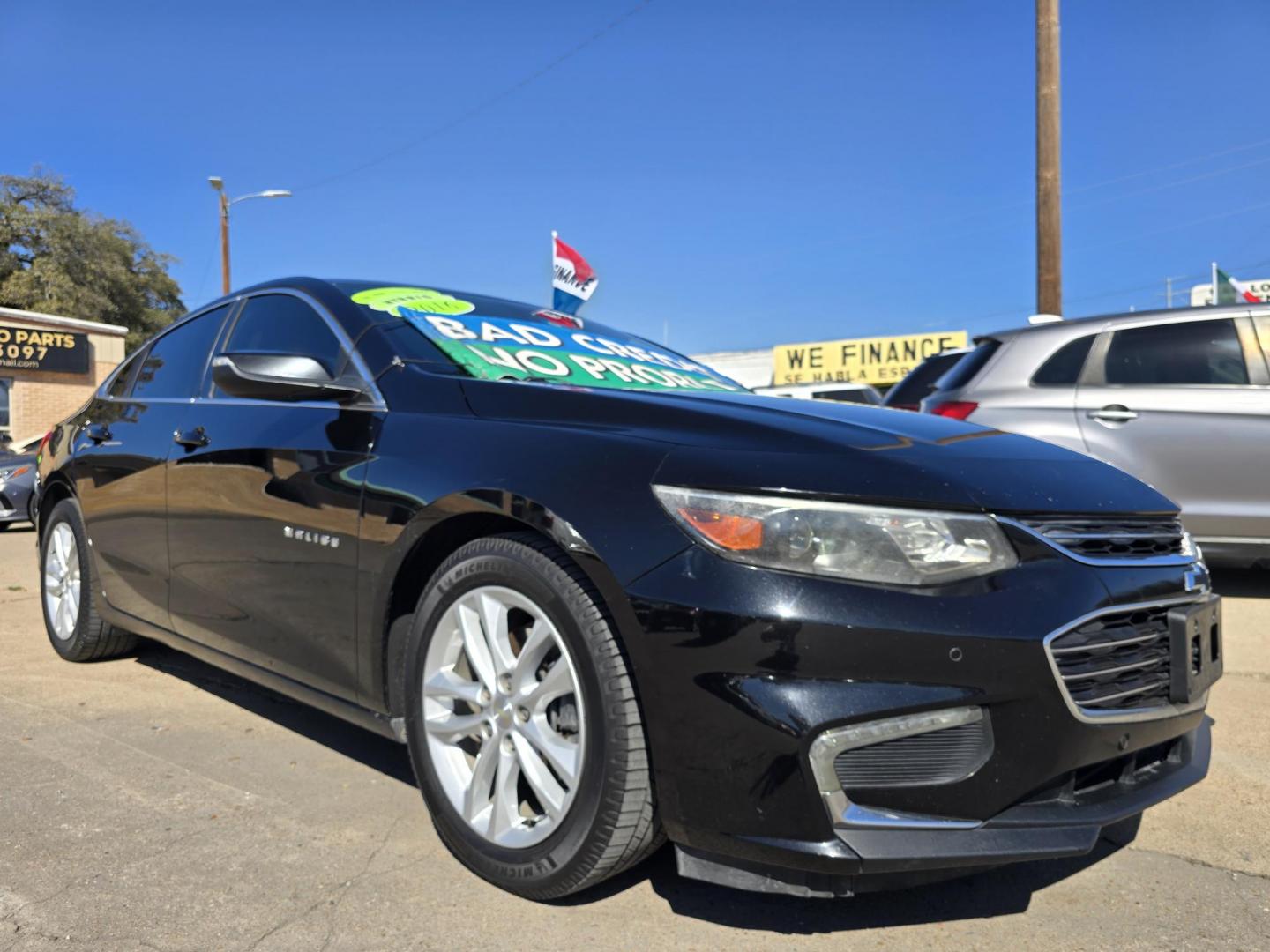 2016 BLACK Chevrolet Malibu Hybrid (1G1ZJ5SU0GF) with an 1.8L L4 DOHC 16V HYBRID engine, CVT transmission, located at 2660 S.Garland Avenue, Garland, TX, 75041, (469) 298-3118, 32.885551, -96.655602 - Photo#1