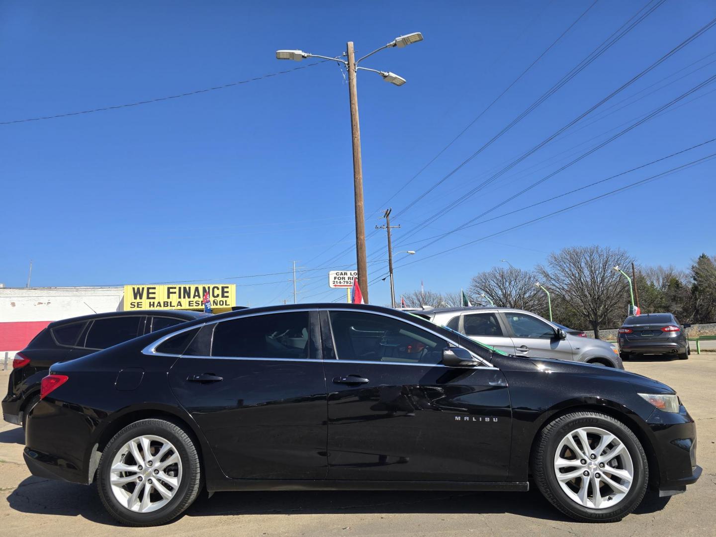 2016 BLACK Chevrolet Malibu Hybrid (1G1ZJ5SU0GF) with an 1.8L L4 DOHC 16V HYBRID engine, CVT transmission, located at 2660 S.Garland Avenue, Garland, TX, 75041, (469) 298-3118, 32.885551, -96.655602 - Photo#2