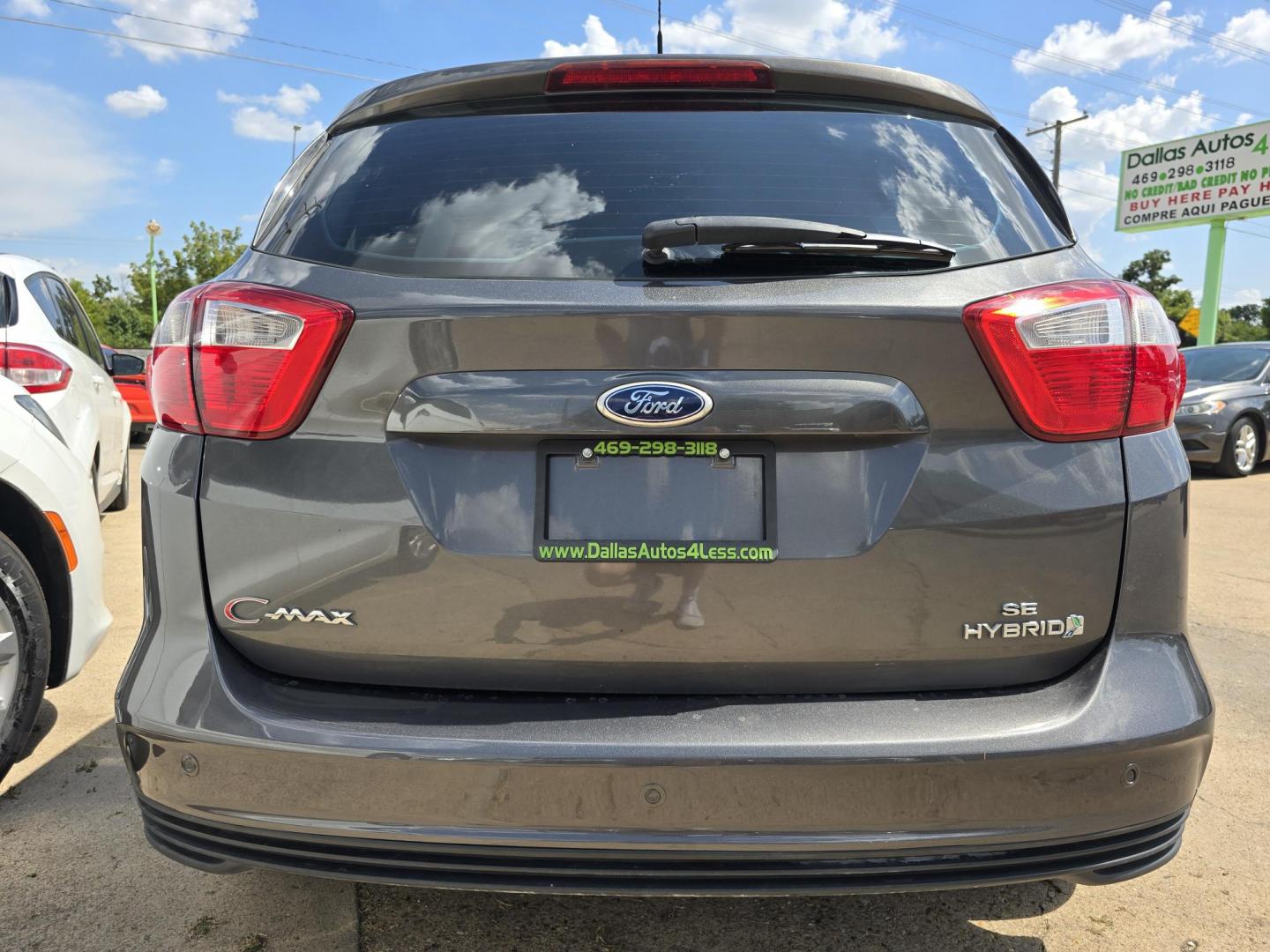 2016 GRAY /BLACK Ford C-Max Hybrid SE (1FADP5AU1GL) with an 2.0L L4 DOHC 16V HYBRID engine, CVT transmission, located at 2660 S.Garland Avenue, Garland, TX, 75041, (469) 298-3118, 32.885551, -96.655602 - Photo#4