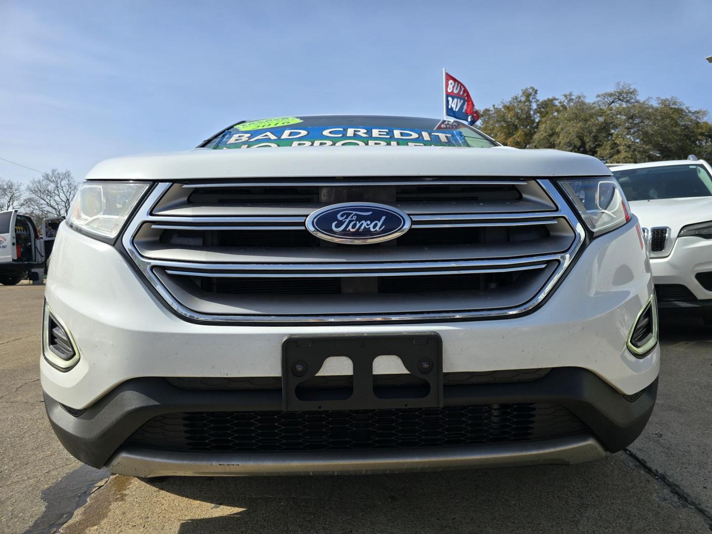 2016 WHITE Ford Edge SEL (2FMPK4J88GB) with an 3.5L V6 DOHC 24V engine, 6A transmission, located at 2660 S.Garland Avenue, Garland, TX, 75041, (469) 298-3118, 32.885551, -96.655602 - Photo#9