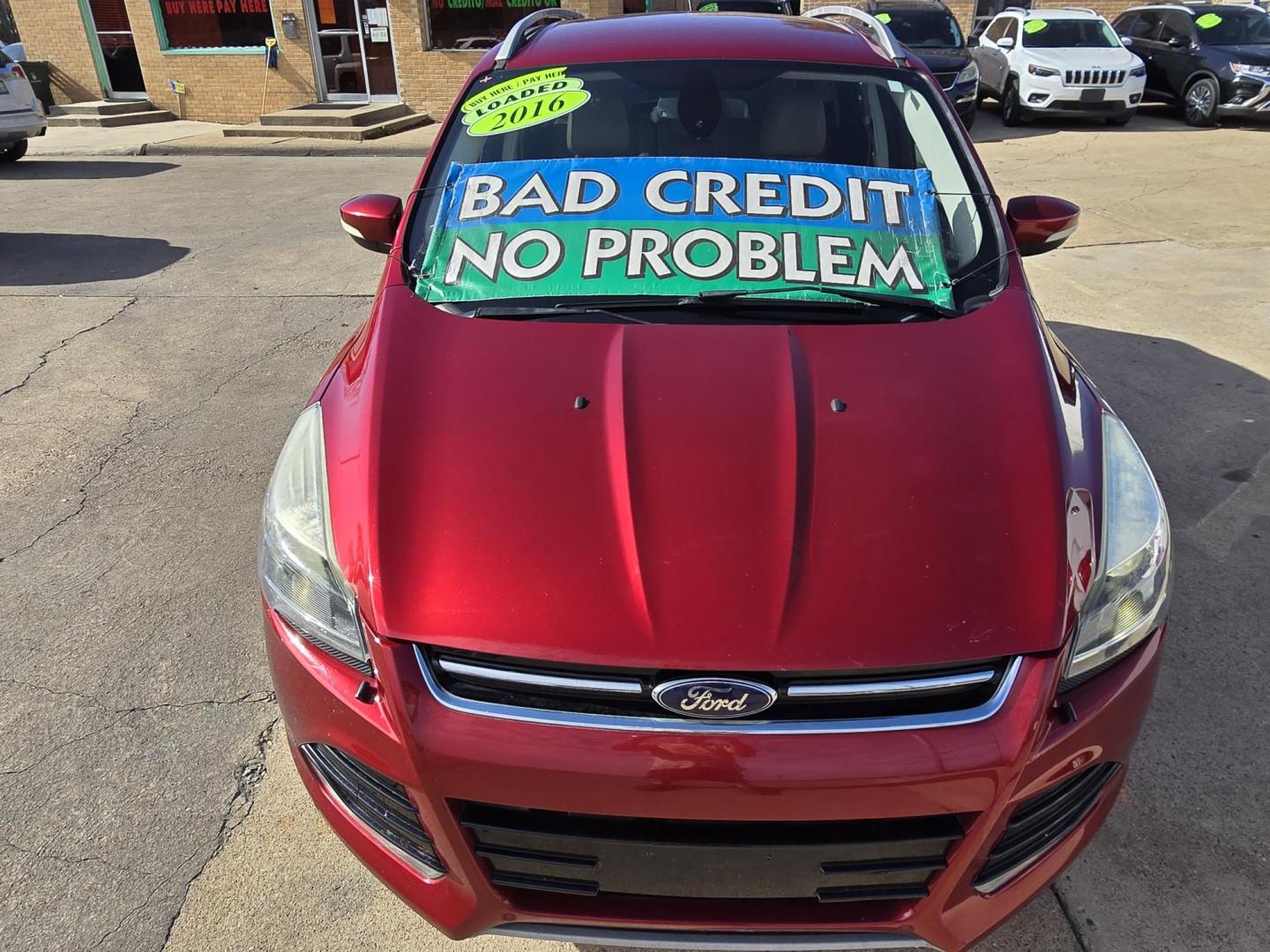 2016 RED Ford Escape Titanium (1FMCU0J96GU) with an 2.0L L4 DOHC 16V engine, 6-Speed Automatic transmission, located at 2660 S.Garland Avenue, Garland, TX, 75041, (469) 298-3118, 32.885551, -96.655602 - Photo#8