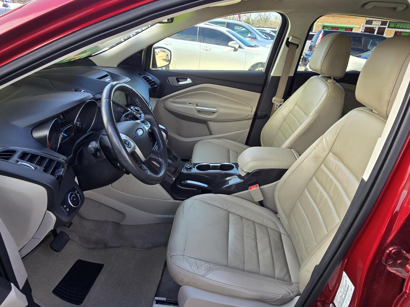 2016 RED Ford Escape Titanium (1FMCU0J96GU) with an 2.0L L4 DOHC 16V engine, 6-Speed Automatic transmission, located at 2660 S.Garland Avenue, Garland, TX, 75041, (469) 298-3118, 32.885551, -96.655602 - Photo#11