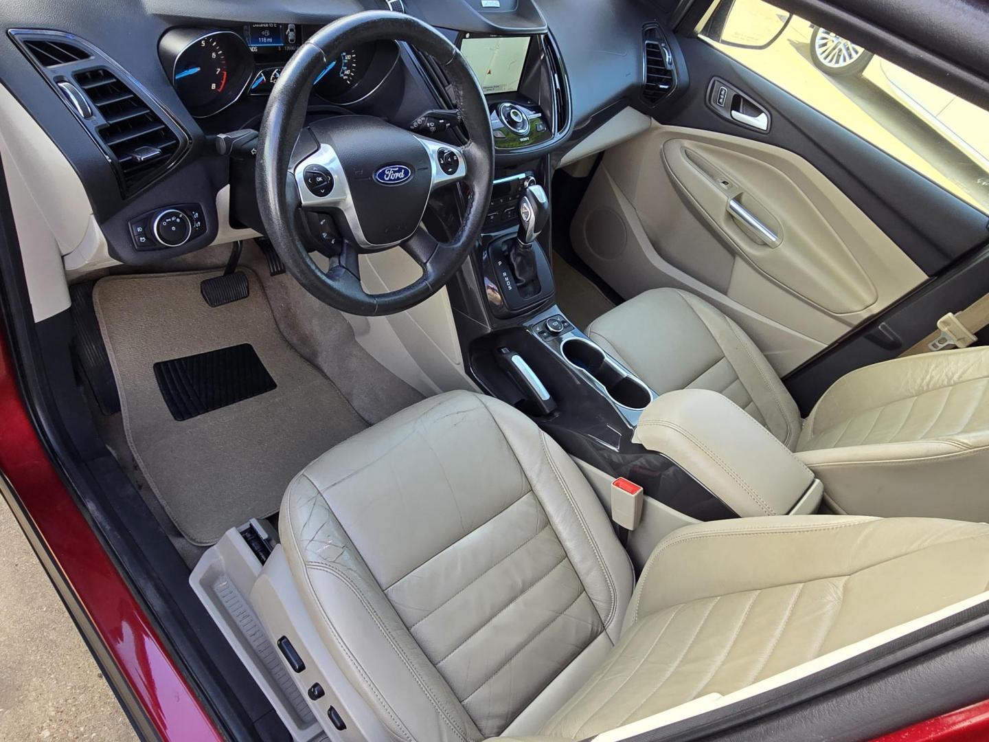 2016 RED Ford Escape Titanium (1FMCU0J96GU) with an 2.0L L4 DOHC 16V engine, 6-Speed Automatic transmission, located at 2660 S.Garland Avenue, Garland, TX, 75041, (469) 298-3118, 32.885551, -96.655602 - Photo#10