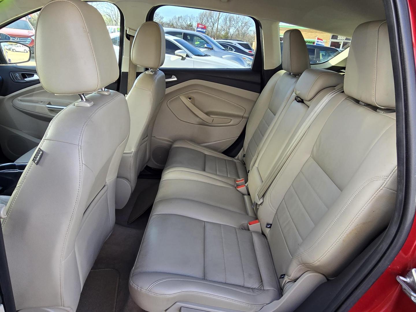 2016 RED Ford Escape Titanium (1FMCU0J96GU) with an 2.0L L4 DOHC 16V engine, 6-Speed Automatic transmission, located at 2660 S.Garland Avenue, Garland, TX, 75041, (469) 298-3118, 32.885551, -96.655602 - Photo#18