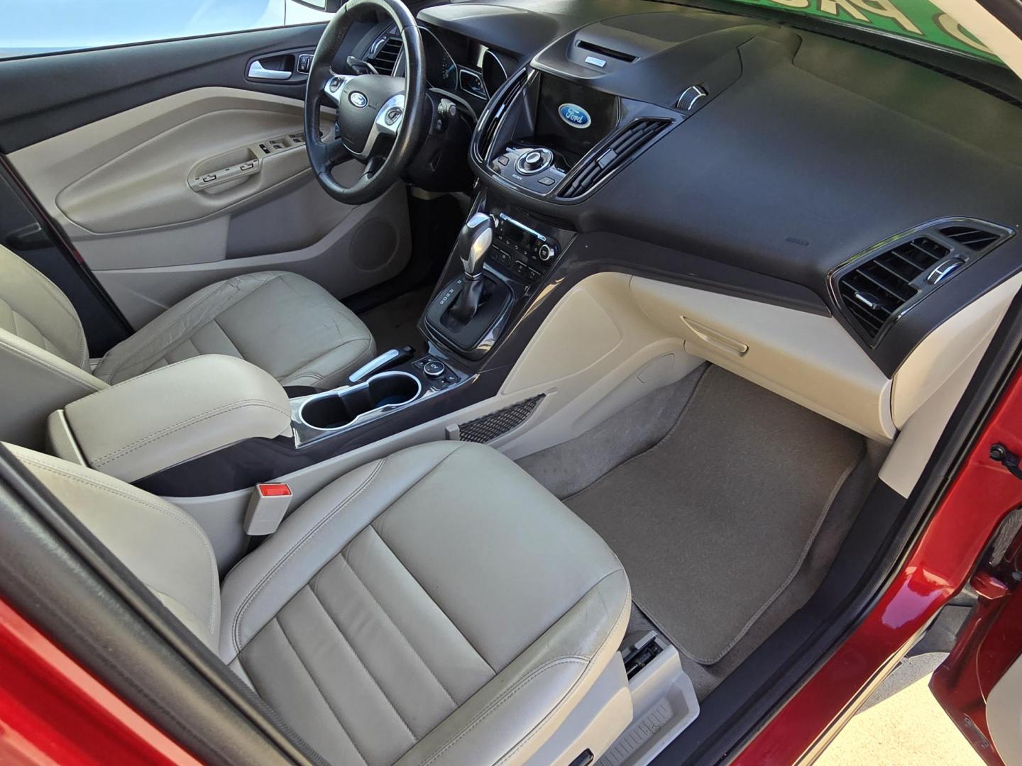 2016 RED Ford Escape Titanium (1FMCU0J96GU) with an 2.0L L4 DOHC 16V engine, 6-Speed Automatic transmission, located at 2660 S.Garland Avenue, Garland, TX, 75041, (469) 298-3118, 32.885551, -96.655602 - Photo#22