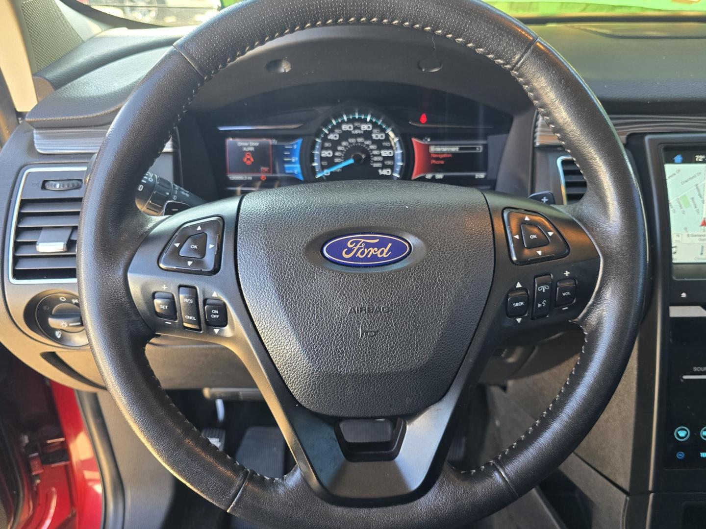 2016 RED Ford Flex Limited AWD w/EcoBoost (2FMHK6DT0GB) with an 3.5L V6 DOHC 24V engine, 6A transmission, located at 2660 S.Garland Avenue, Garland, TX, 75041, (469) 298-3118, 32.885551, -96.655602 - Photo#12