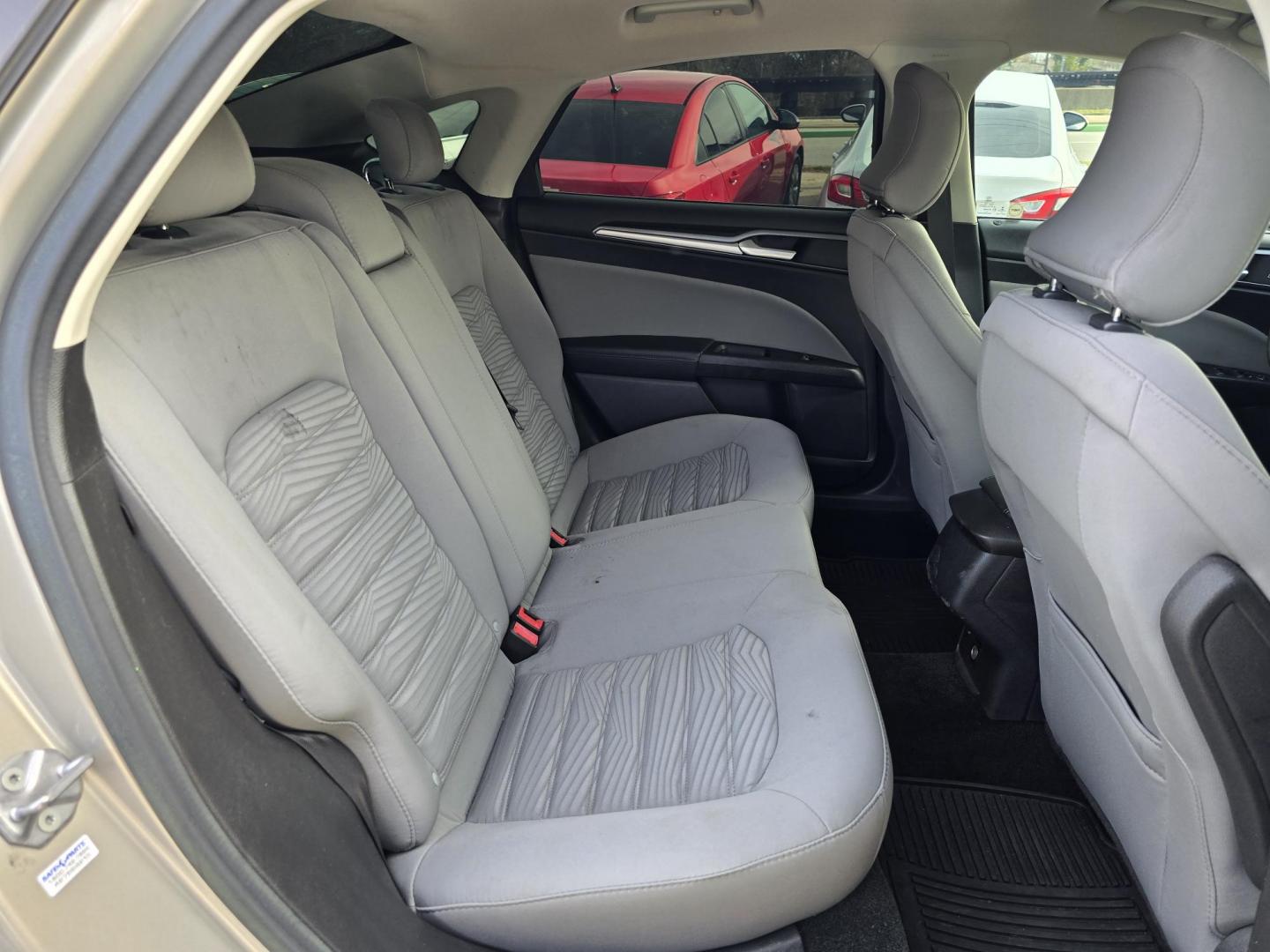 2016 GOLD Ford Fusion Hybrid S (3FA6P0UU2GR) with an 2.0L L4 DOHC 16V HYBRID engine, CVT transmission, located at 2660 S.Garland Avenue, Garland, TX, 75041, (469) 298-3118, 32.885551, -96.655602 - Photo#16