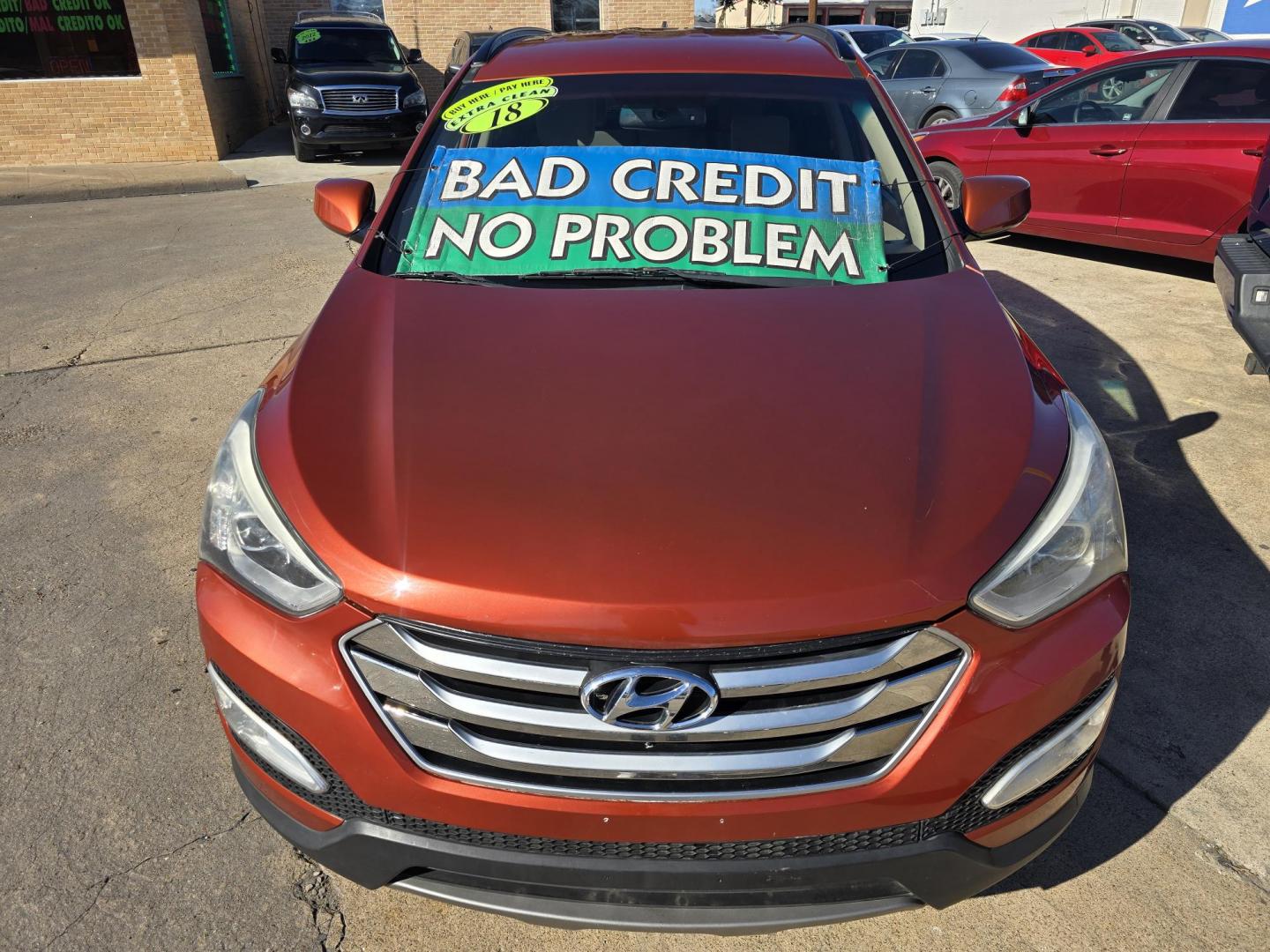 2016 ORANGE Hyundai Santa Fe Sport (5XYZU3LBXGG) with an 2.4L L4 DOHC 16V engine, 6-Speed Automatic transmission, located at 2660 S.Garland Avenue, Garland, TX, 75041, (469) 298-3118, 32.885551, -96.655602 - Photo#8