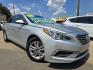 2016 SILVER Hyundai Sonata SE (5NPE24AF8GH) with an 2.4L L4 DOHC 16V engine, 7A transmission, located at 2660 S.Garland Avenue, Garland, TX, 75041, (469) 298-3118, 32.885551, -96.655602 - Photo#0