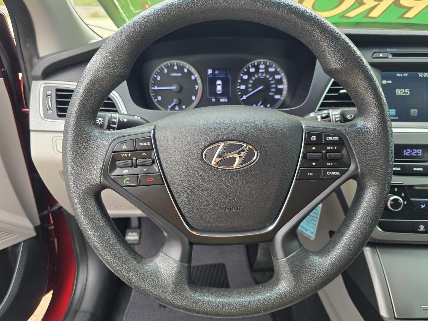 2016 RED Hyundai Sonata SE (5NPE24AF4GH) with an 2.4L L4 DOHC 16V engine, 7A transmission, located at 2660 S.Garland Avenue, Garland, TX, 75041, (469) 298-3118, 32.885551, -96.655602 - BRAND NEW MOTOR FROM KIA WITH 3YR POWERTRAIN WARRANTY AS LONG AS OIL CHANGES ARE DOCUMENTED. - Photo#12