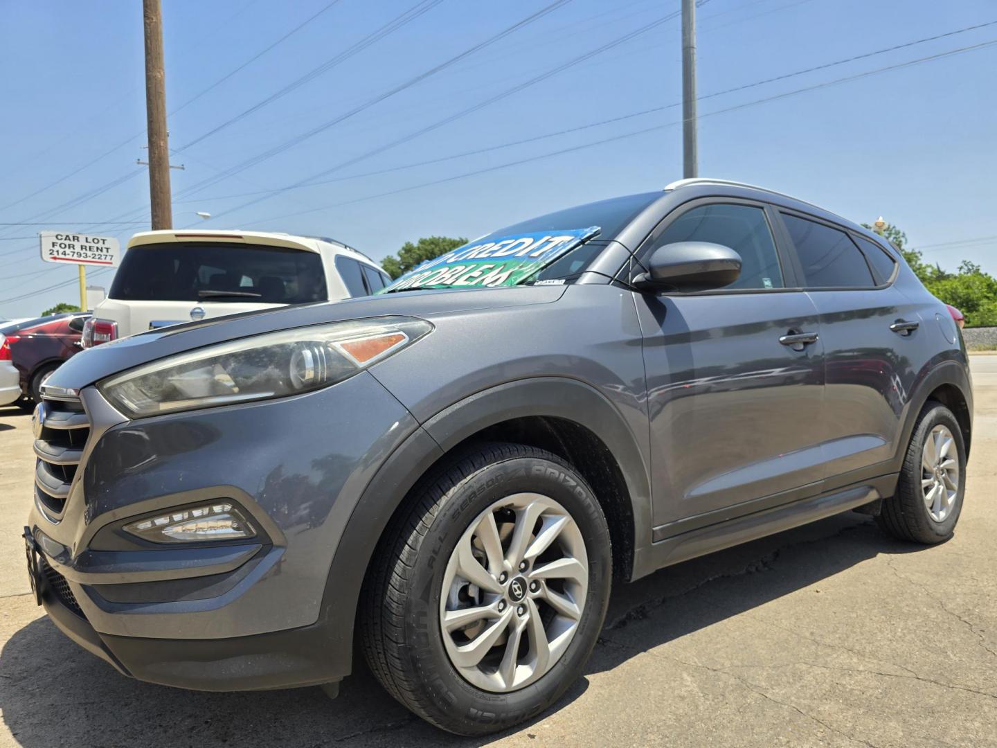 2016 BLUE Hyundai Tucson SE w/Preferred Package (KM8J33A46GU) with an 2.0L L4 DOHC 16V engine, 6A transmission, located at 2660 S.Garland Avenue, Garland, TX, 75041, (469) 298-3118, 32.885551, -96.655602 - BRAND NEW MOTOR INSTALLED AT VANDERGRIFF HYUNDAI WITH WARRANTY. - Photo#7