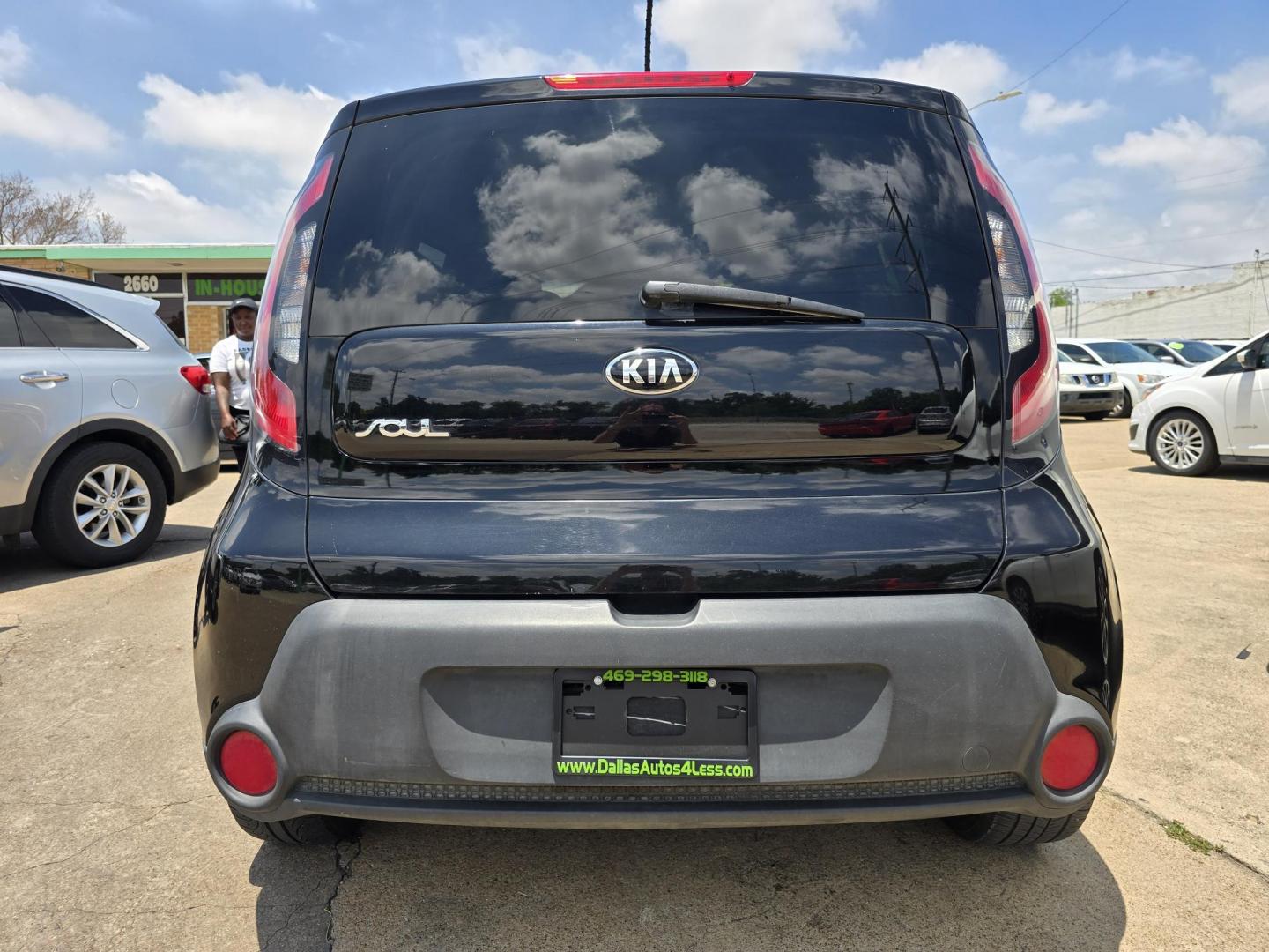 2016 BLACK Kia Soul + (KNDJP3A50G7) with an 2.0L L4 DOHC 16V engine, 6A transmission, located at 2660 S.Garland Avenue, Garland, TX, 75041, (469) 298-3118, 32.885551, -96.655602 - Welcome to DallasAutos4Less, one of the Premier BUY HERE PAY HERE Dealers in the North Dallas Area. We specialize in financing to people with NO CREDIT or BAD CREDIT. We need proof of income, proof of residence, and a ID. Come buy your new car from us today!! This is a Very clean 2016 KIA SOUL +! - Photo#4