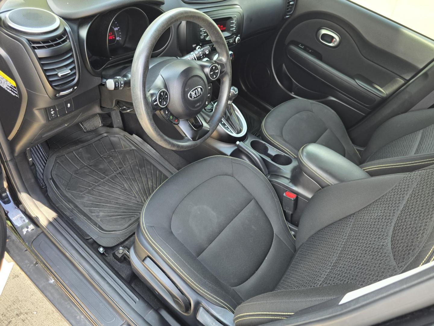 2016 BLACK Kia Soul + (KNDJP3A50G7) with an 2.0L L4 DOHC 16V engine, 6A transmission, located at 2660 S.Garland Avenue, Garland, TX, 75041, (469) 298-3118, 32.885551, -96.655602 - Welcome to DallasAutos4Less, one of the Premier BUY HERE PAY HERE Dealers in the North Dallas Area. We specialize in financing to people with NO CREDIT or BAD CREDIT. We need proof of income, proof of residence, and a ID. Come buy your new car from us today!! This is a Very clean 2016 KIA SOUL +! - Photo#10