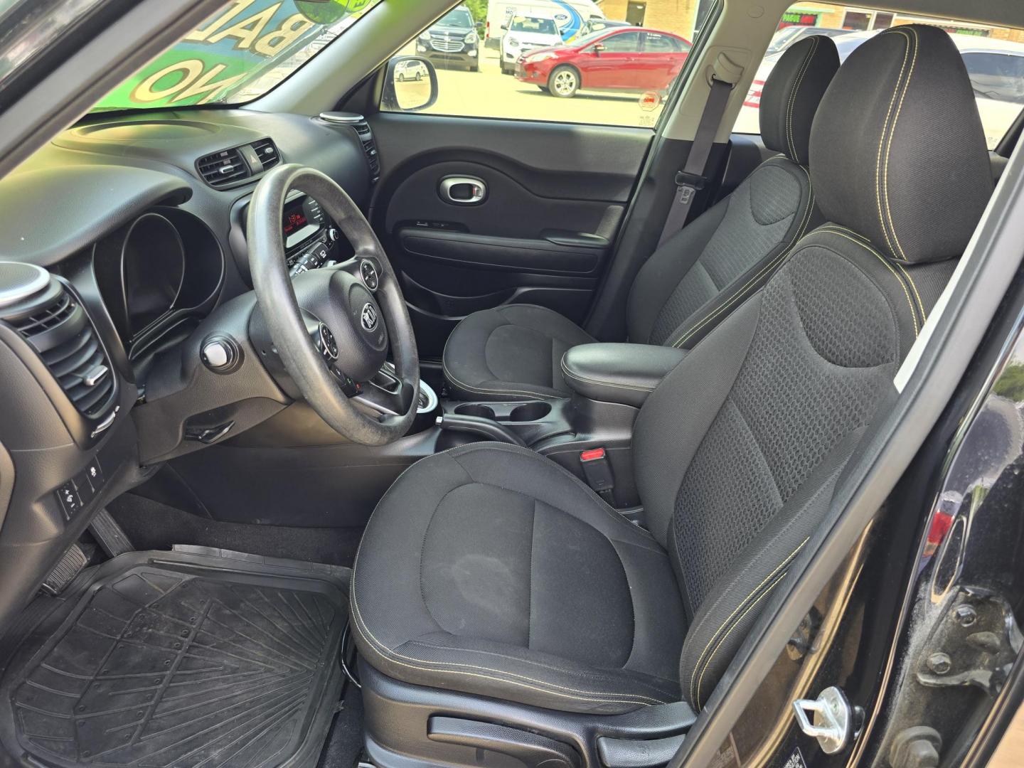 2016 BLACK Kia Soul + (KNDJP3A50G7) with an 2.0L L4 DOHC 16V engine, 6A transmission, located at 2660 S.Garland Avenue, Garland, TX, 75041, (469) 298-3118, 32.885551, -96.655602 - Welcome to DallasAutos4Less, one of the Premier BUY HERE PAY HERE Dealers in the North Dallas Area. We specialize in financing to people with NO CREDIT or BAD CREDIT. We need proof of income, proof of residence, and a ID. Come buy your new car from us today!! This is a Very clean 2016 KIA SOUL +! - Photo#11
