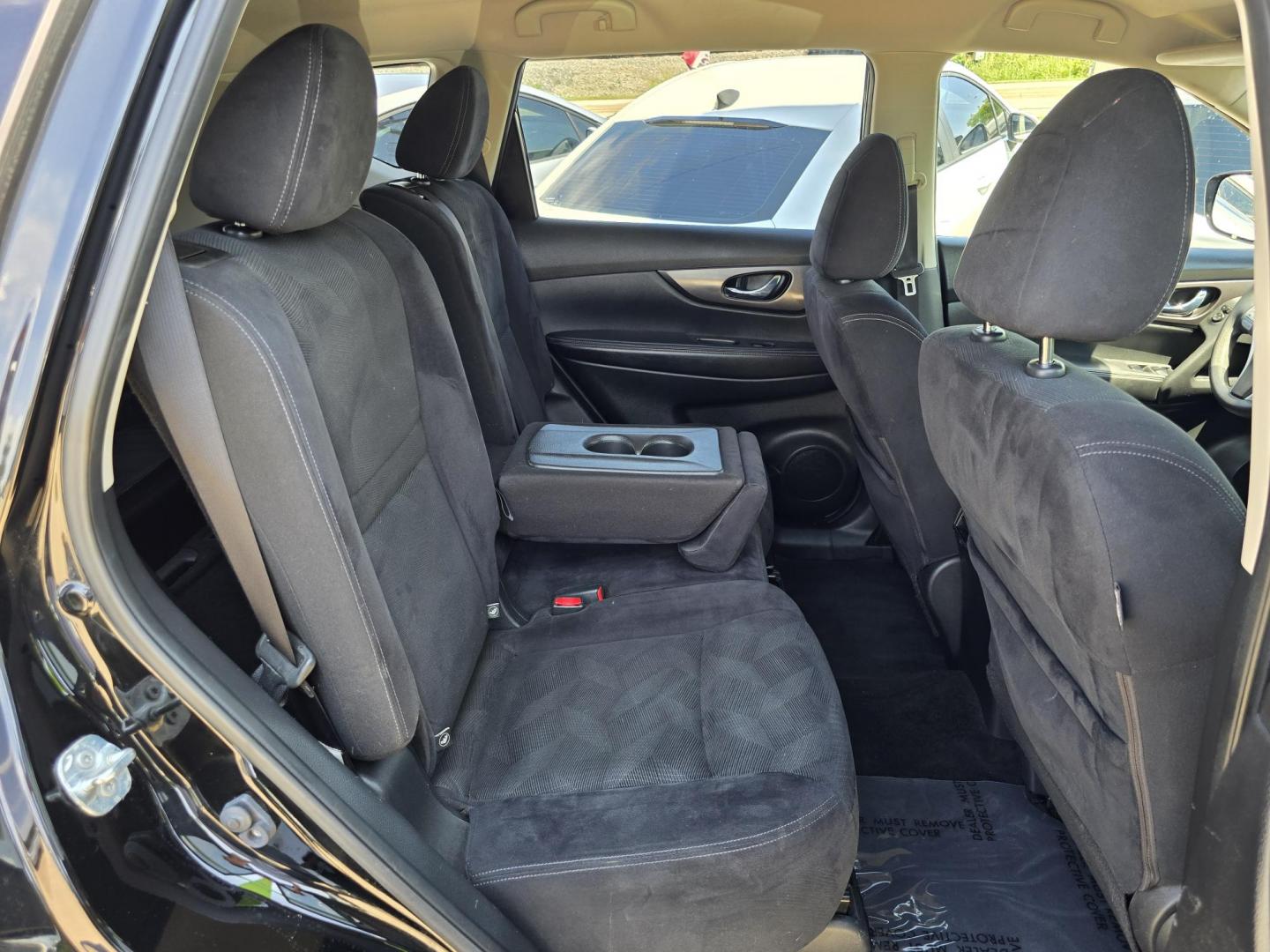 2016 BLACK Nissan Rogue S (JN8AT2MT4GW) with an 2.5L L4 DOHC 16V engine, CVT transmission, located at 2660 S.Garland Avenue, Garland, TX, 75041, (469) 298-3118, 32.885551, -96.655602 - Photo#15