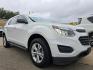 2017 WHITE Chevrolet Equinox LS (2GNALBEK2H1) with an 2.4L L4 DOHC 16V FFV engine, 6A transmission, located at 2660 S.Garland Avenue, Garland, TX, 75041, (469) 298-3118, 32.885551, -96.655602 - Photo#1
