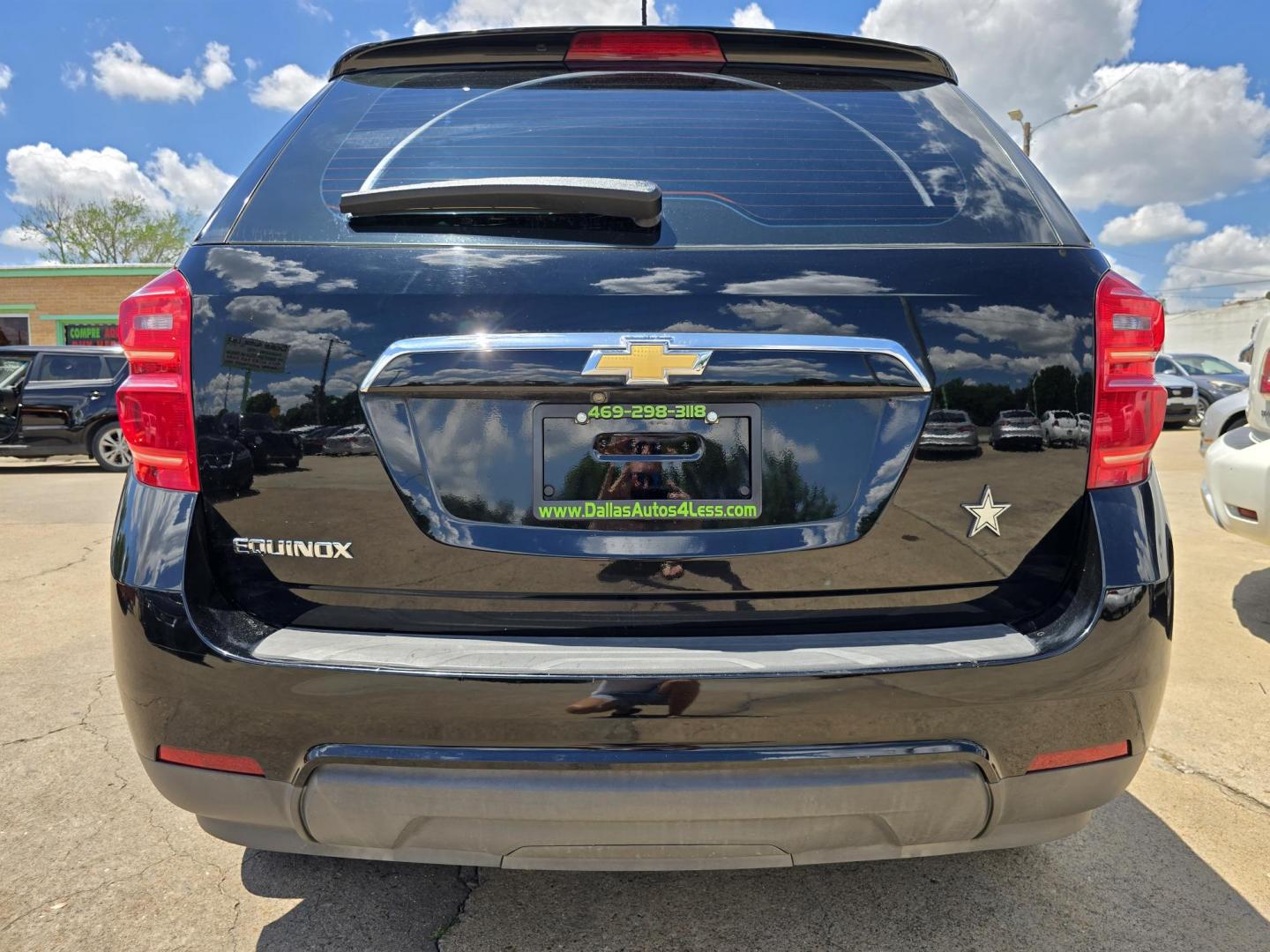 2017 BLACK Chevrolet Equinox LS (2GNALBEK3H1) with an 2.4L L4 DOHC 16V FFV engine, 6A transmission, located at 2660 S.Garland Avenue, Garland, TX, 75041, (469) 298-3118, 32.885551, -96.655602 - Photo#5