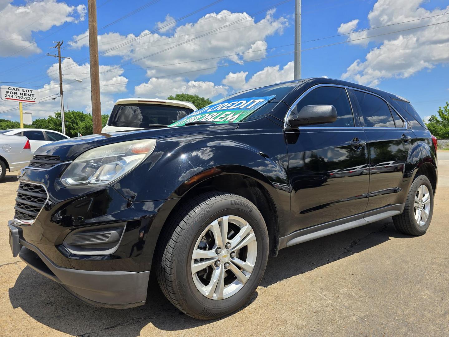 2017 BLACK Chevrolet Equinox LS (2GNALBEK3H1) with an 2.4L L4 DOHC 16V FFV engine, 6A transmission, located at 2660 S.Garland Avenue, Garland, TX, 75041, (469) 298-3118, 32.885551, -96.655602 - Photo#8
