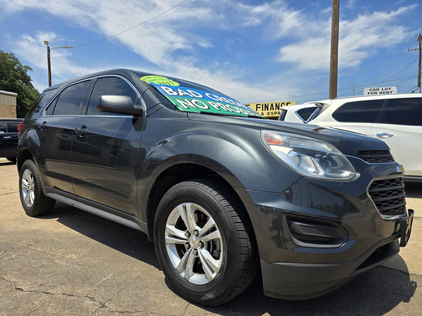 2017 GRAY Chevrolet Equinox LS (2GNALBEK8H1) with an 2.4L L4 DOHC 16V FFV engine, 6A transmission, located at 2660 S.Garland Avenue, Garland, TX, 75041, (469) 298-3118, 32.885551, -96.655602 - Photo#1
