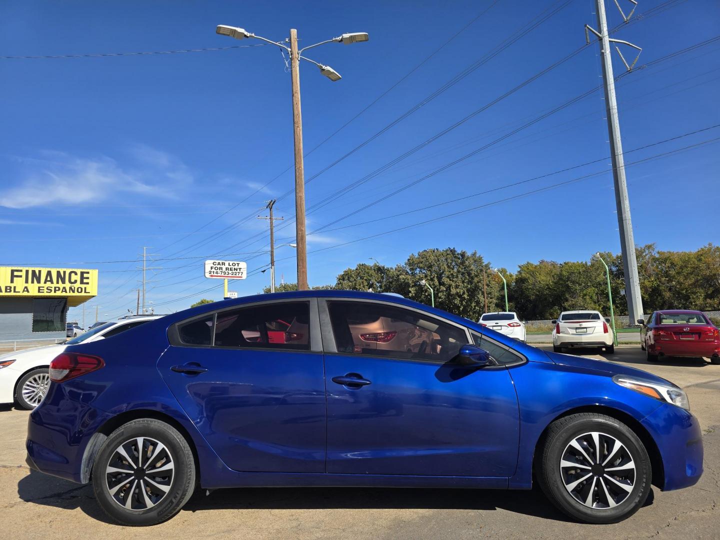 2017 BLUE Kia Forte LX (3KPFK4A75HE) with an 2.0L L4 DOHC 16V engine, AUTO transmission, located at 2660 S.Garland Avenue, Garland, TX, 75041, (469) 298-3118, 32.885551, -96.655602 - Welcome to DallasAutos4Less, one of the Premier BUY HERE PAY HERE Dealers in the North Dallas Area. We specialize in financing to people with NO CREDIT or BAD CREDIT. We need proof of income, proof of residence, and a ID. Come buy your new car from us today!! This is a Very clean 2017 KIA FORTE L - Photo#2