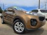 2017 BROWN Kia Sportage LX (KNDPMCAC3H7) with an 2.4L V6 DOHC 24V engine, 6A transmission, located at 2660 S.Garland Avenue, Garland, TX, 75041, (469) 298-3118, 32.885551, -96.655602 - Photo#0